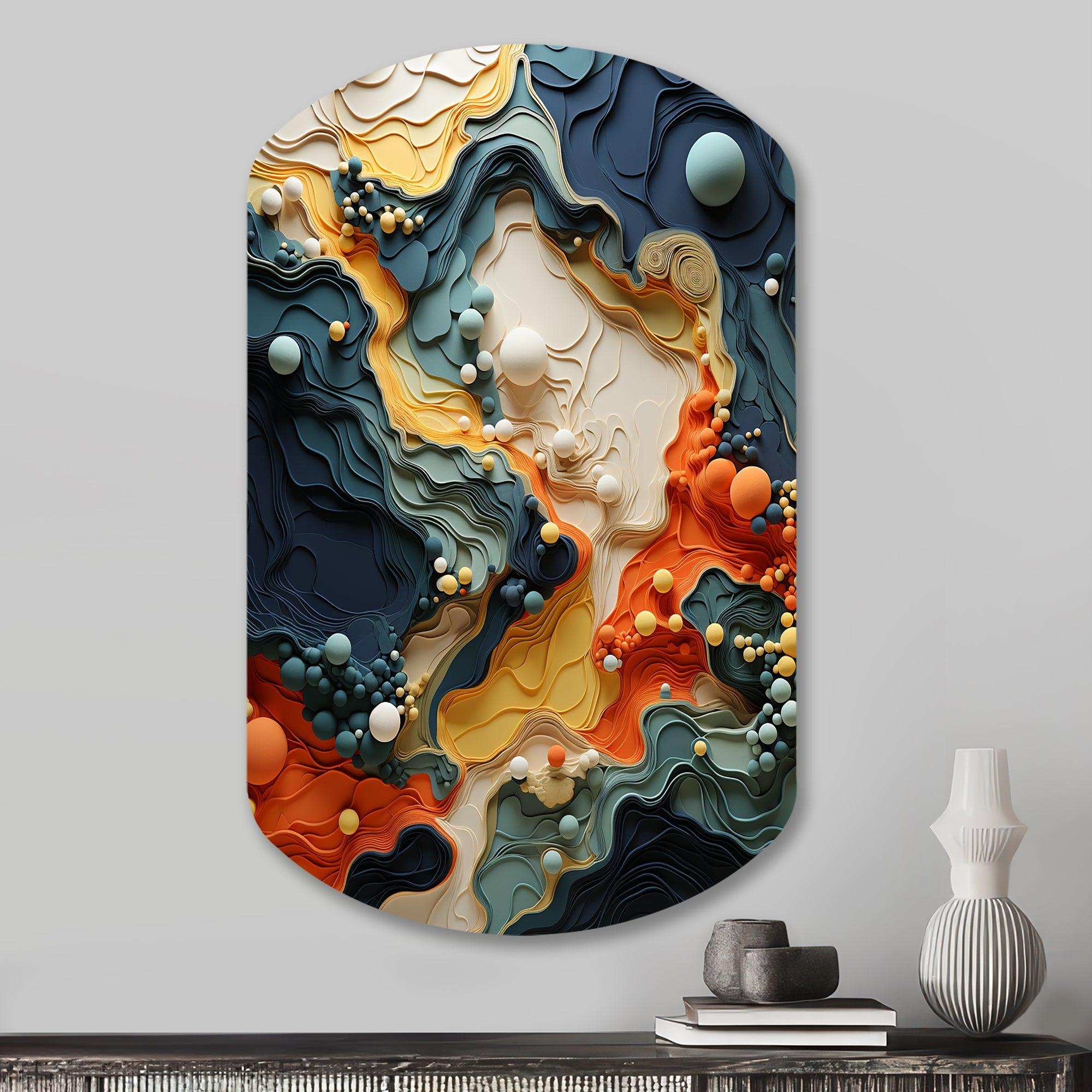 Biomorphism Organic Forms II - Asymmetric Metal Wall Art