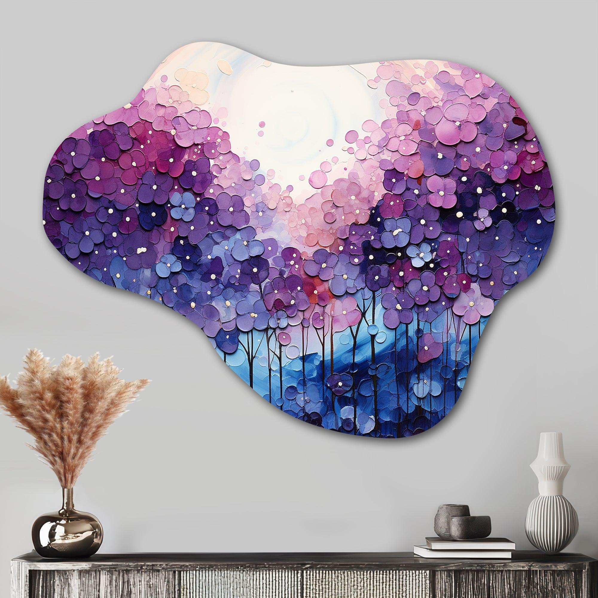 Indigo Dreams II - Asymmetric Metal Wall Art