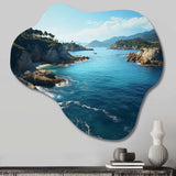 Italy Italian Riviera Reverie - Asymmetric Metal Wall Art