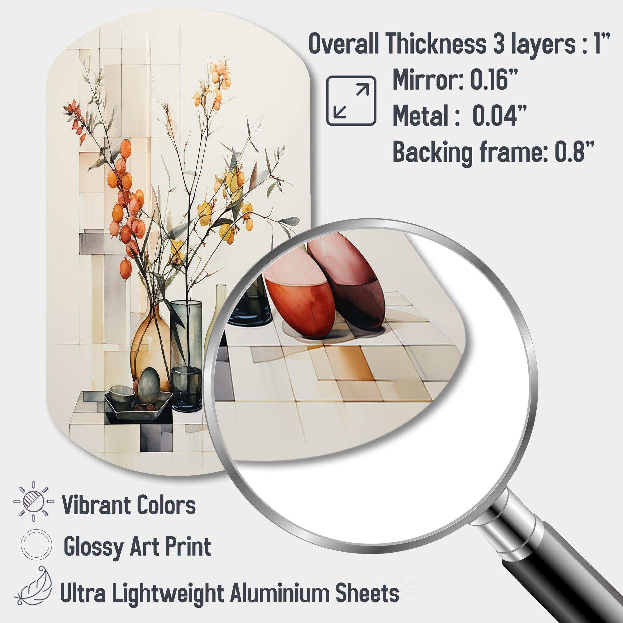 Still Life Arrange I - Asymmetric Metal Wall Art