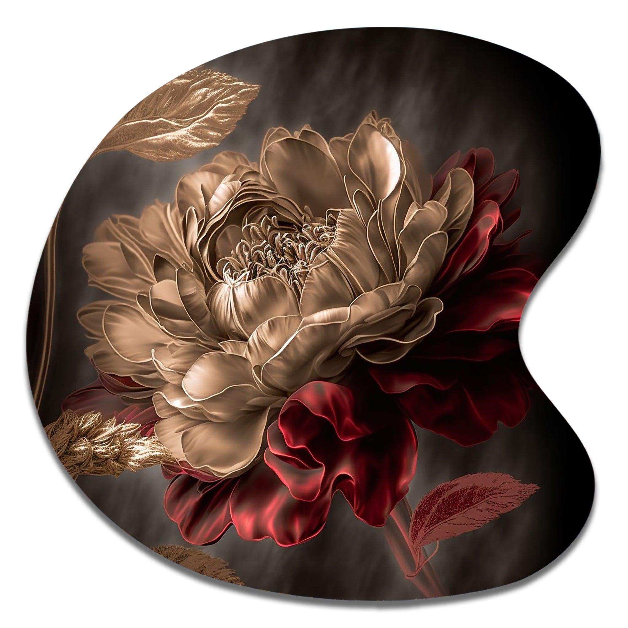 Gilded Rose Vintage Glam V - Asymmetric Metal Wall Art