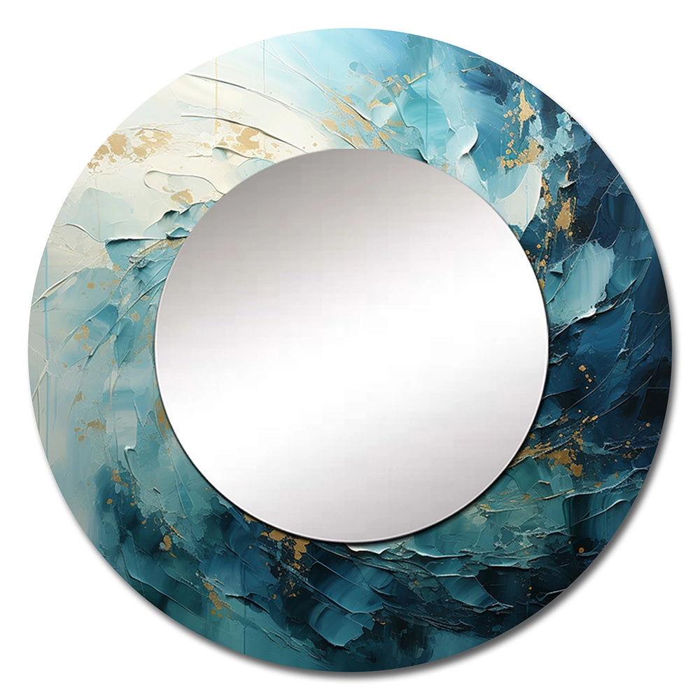 Spirals Celestial I - Abstract Wall Mirror
