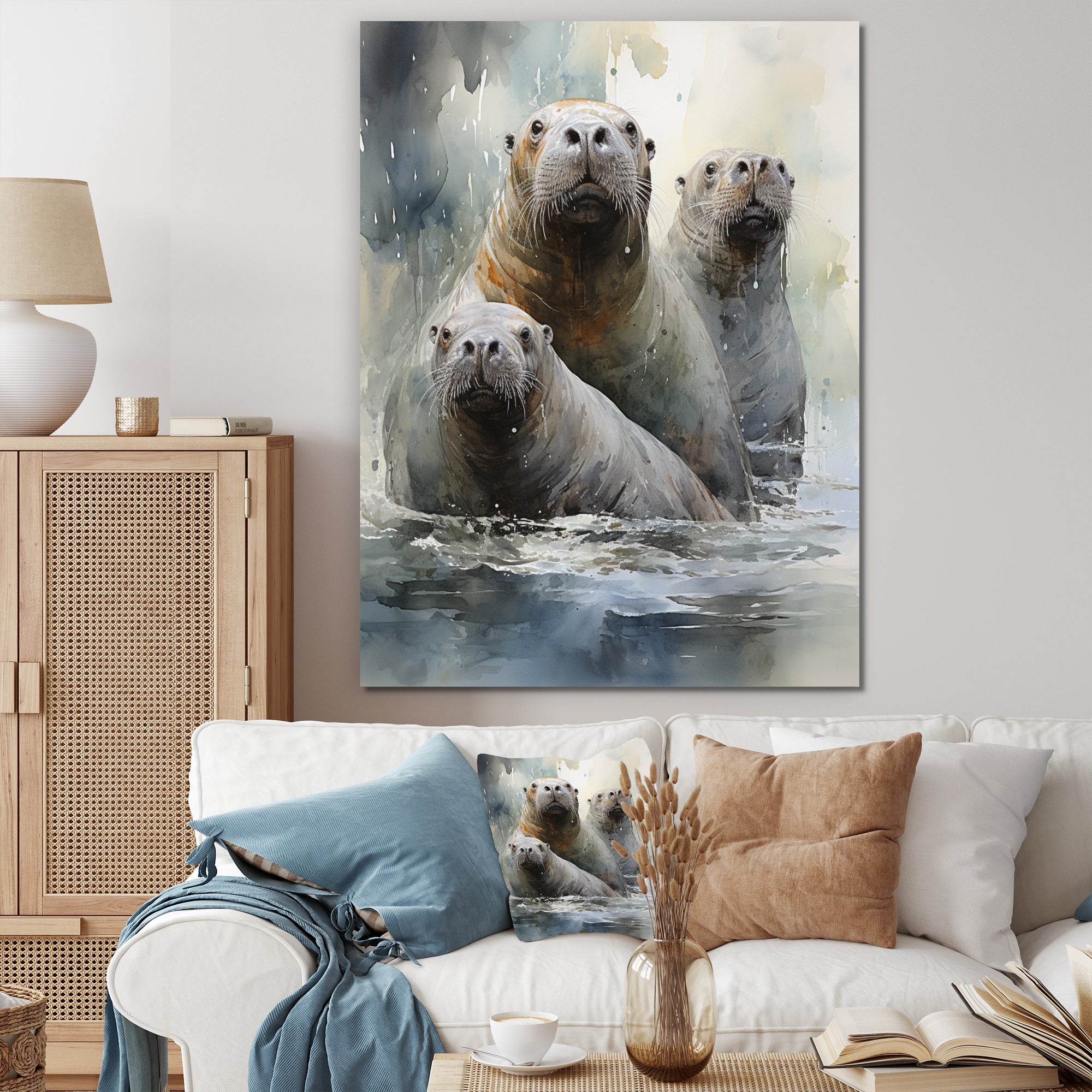 Walrus Graceful Giants - Walrus Wall Art Prints