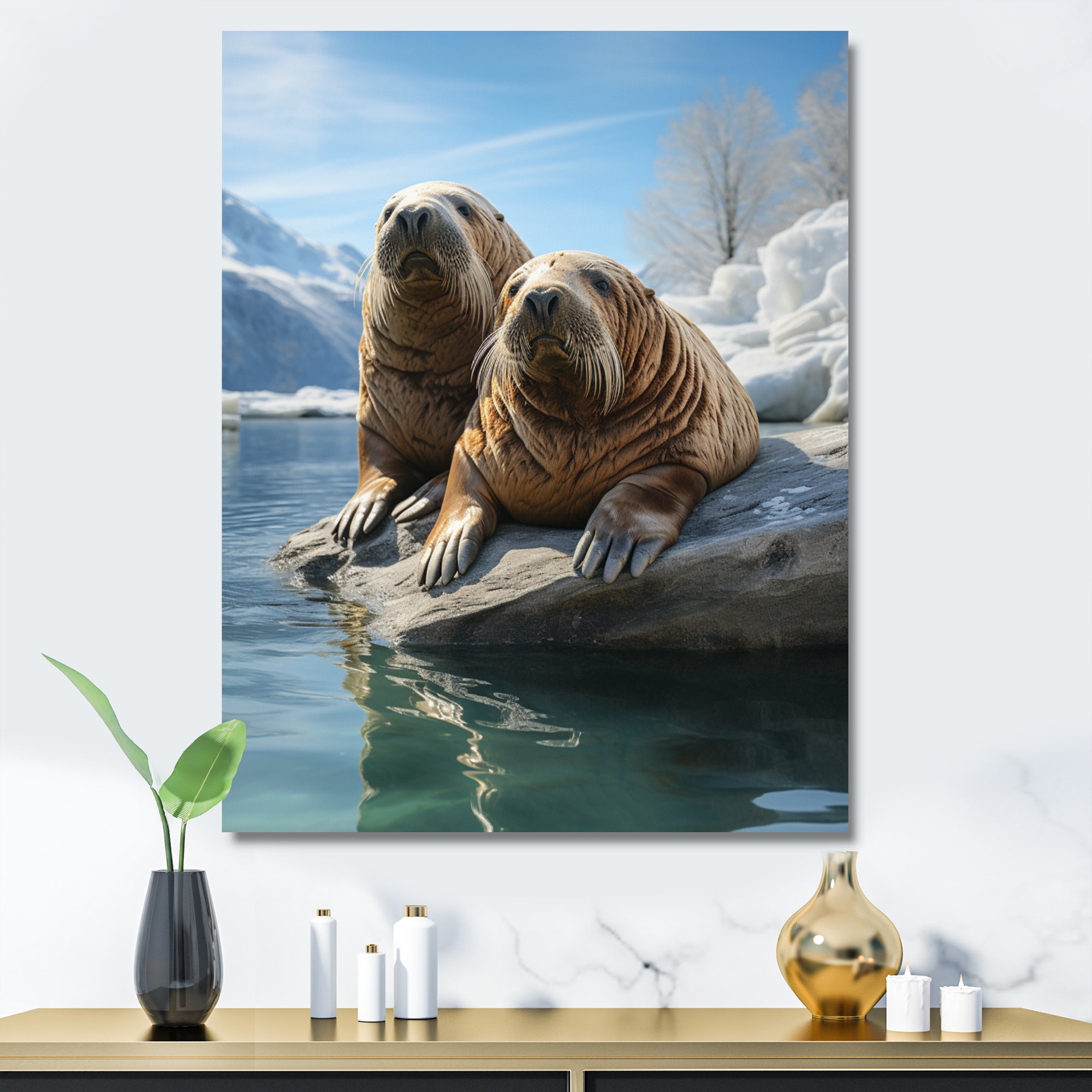 Walrus Majestic Guardians - Walrus Wall Art Prints