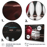 Red Strike Bowling - Bowling Canvas Wall Art