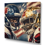 Football Day Glory In USA I - Football Canvas Wall Art
