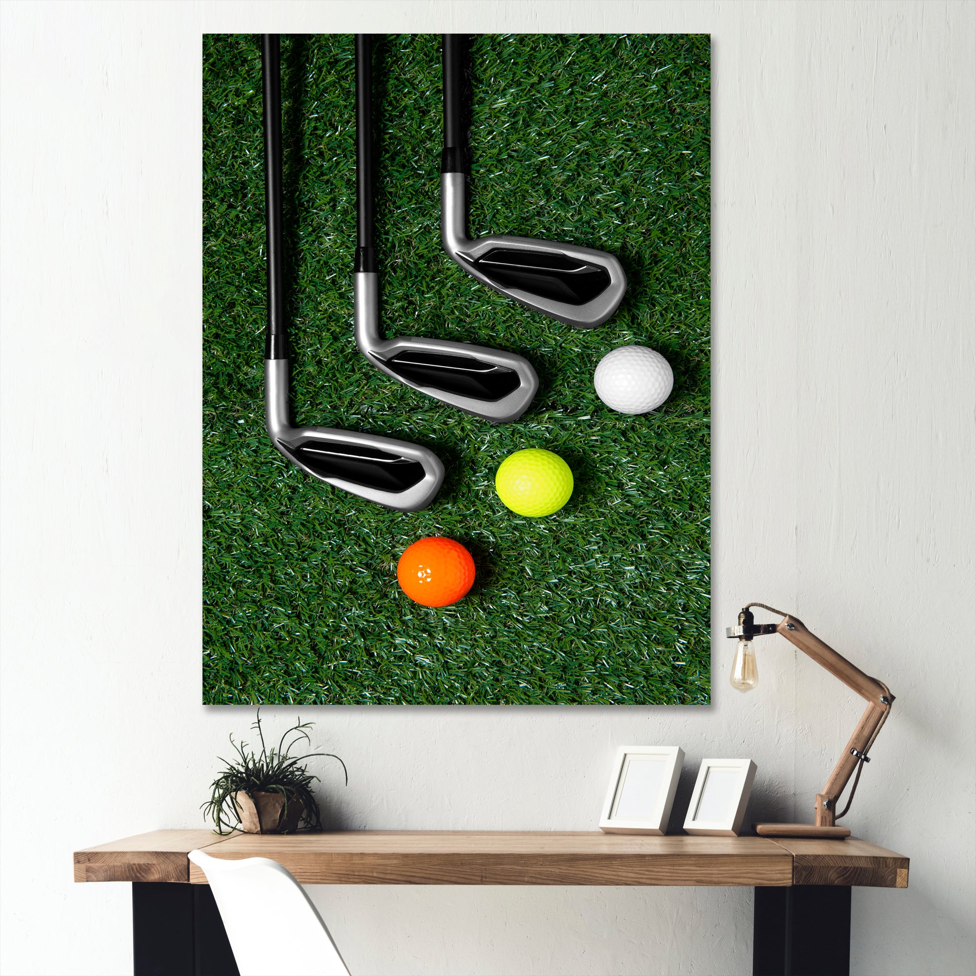 Golf Set Swing Excellence I - Golf Canvas Wall Art