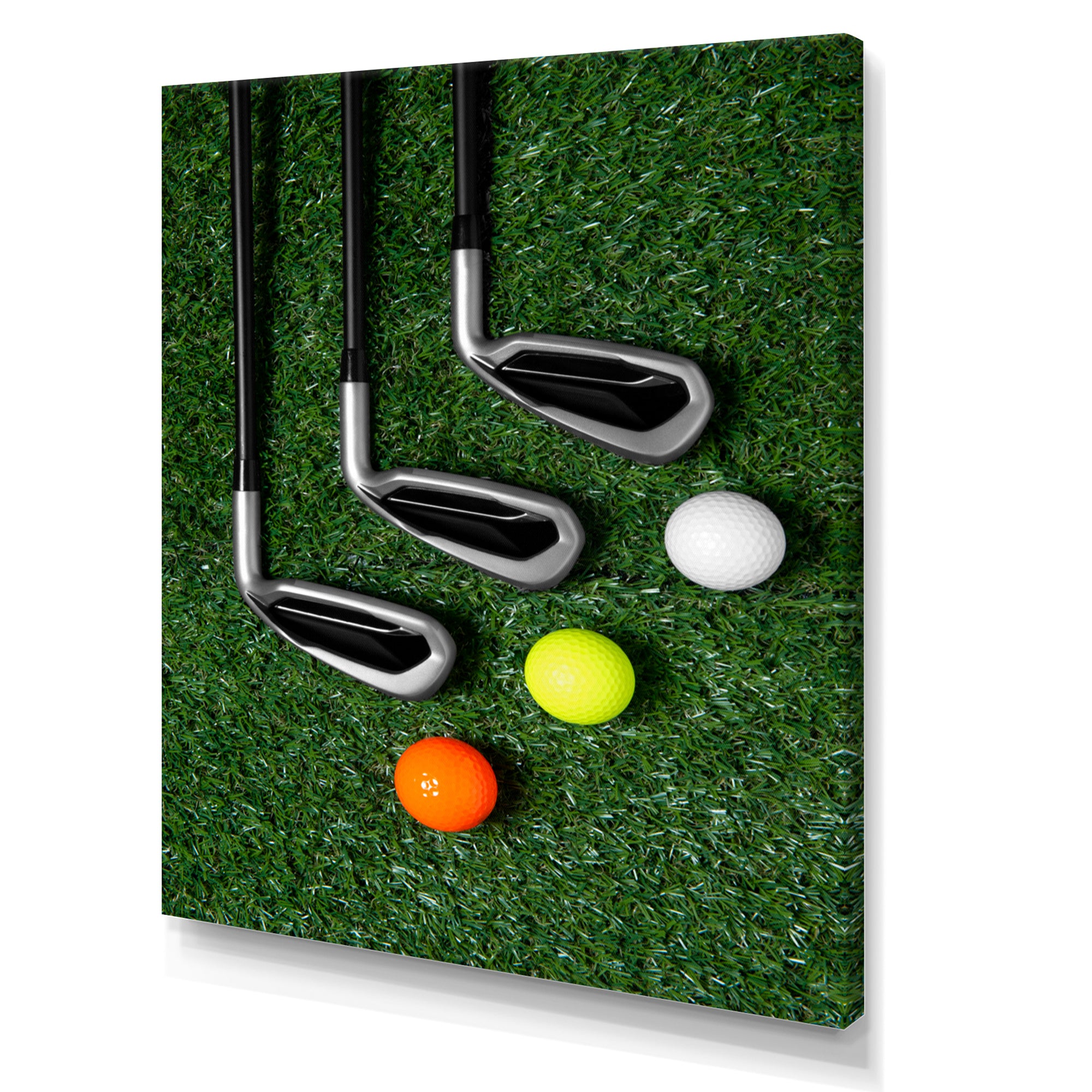 Golf Set Swing Excellence I - Golf Canvas Wall Art