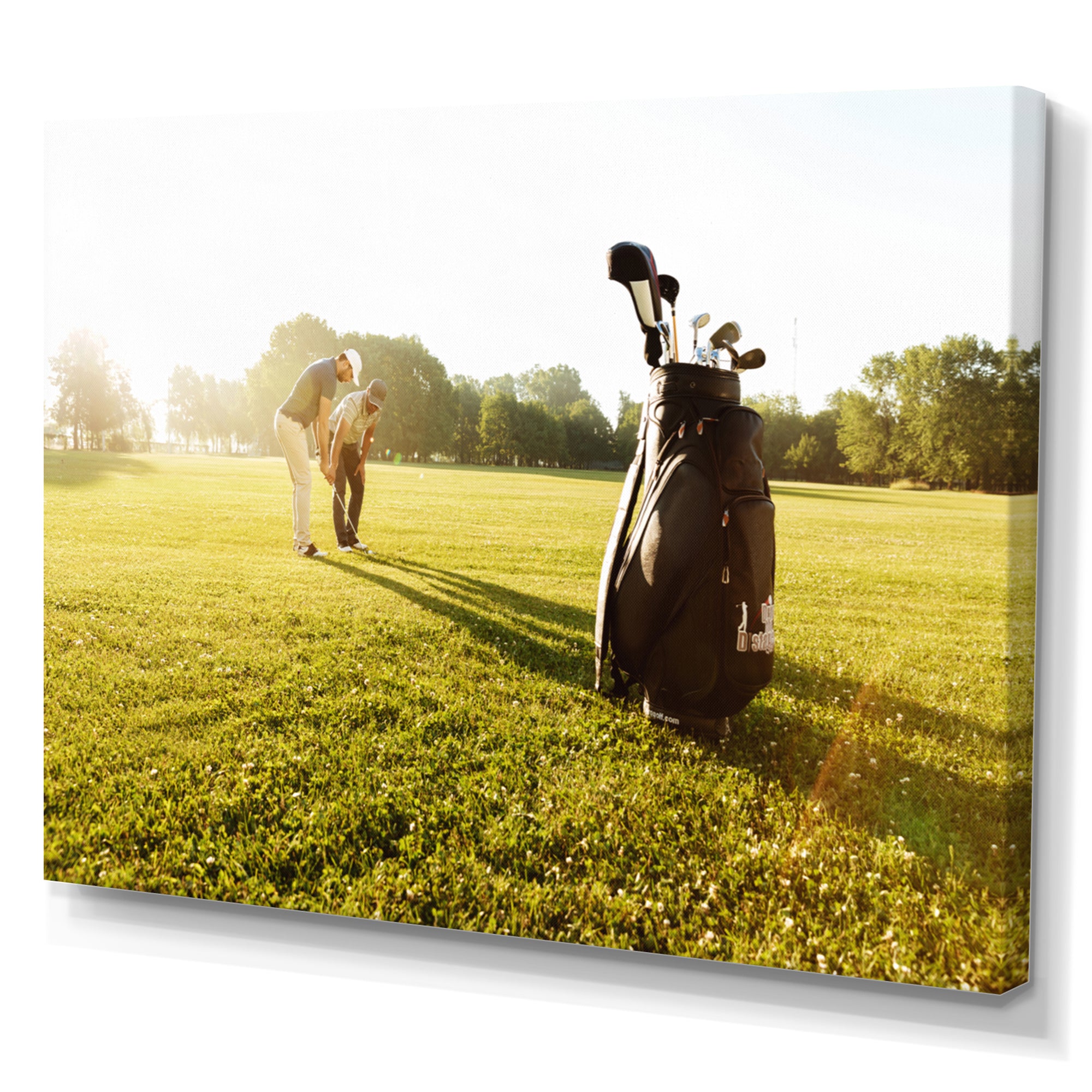 Golf Swing Harmony I - Golf Canvas Wall Art