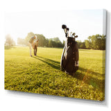 Golf Swing Harmony I - Golf Canvas Wall Art