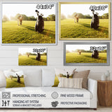 Golf Swing Harmony I - Golf Canvas Wall Art