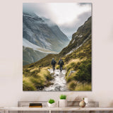 Mountain Hiking Photo I - Hiking Canvas Wall Art