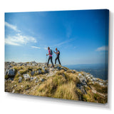 Trails Hiking Photo I - Hiking Canvas Wall Art