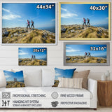 Trails Hiking Photo I - Hiking Canvas Wall Art