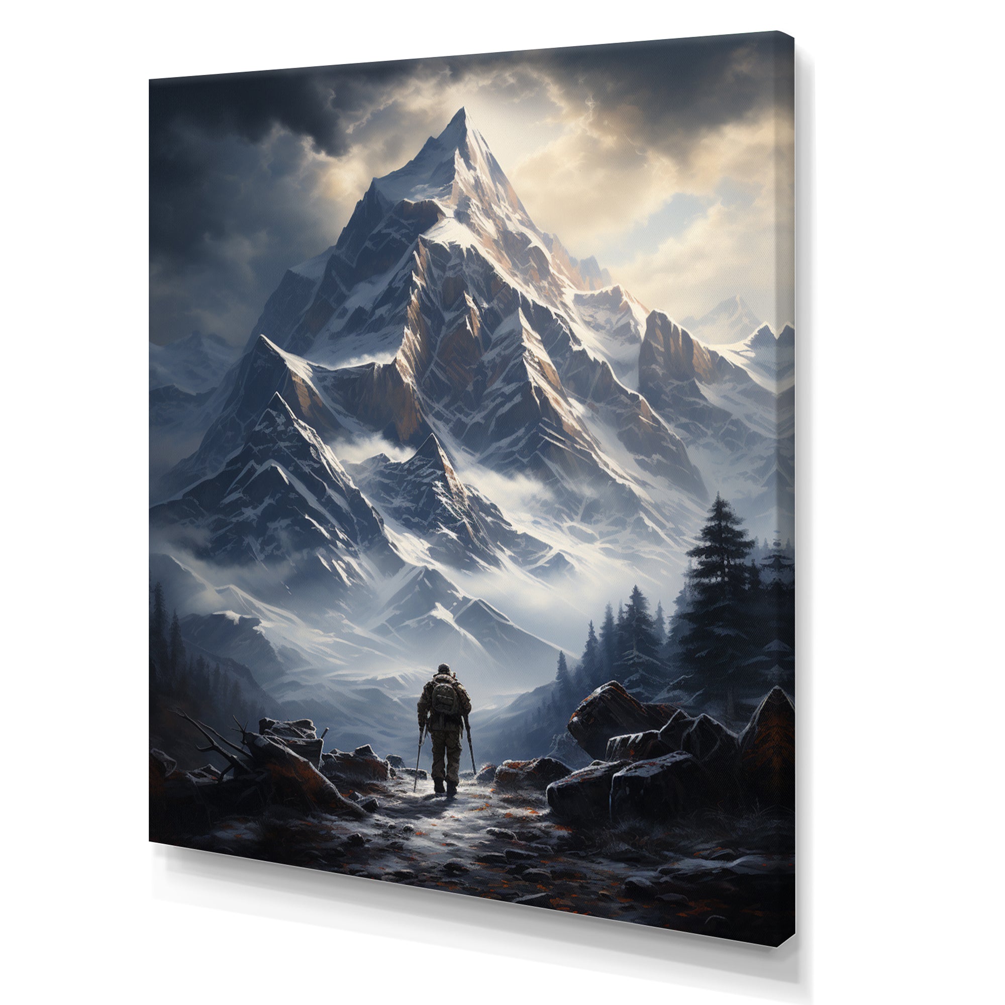 Mountain Trails Harmony I - Hiking Canvas Wall Art