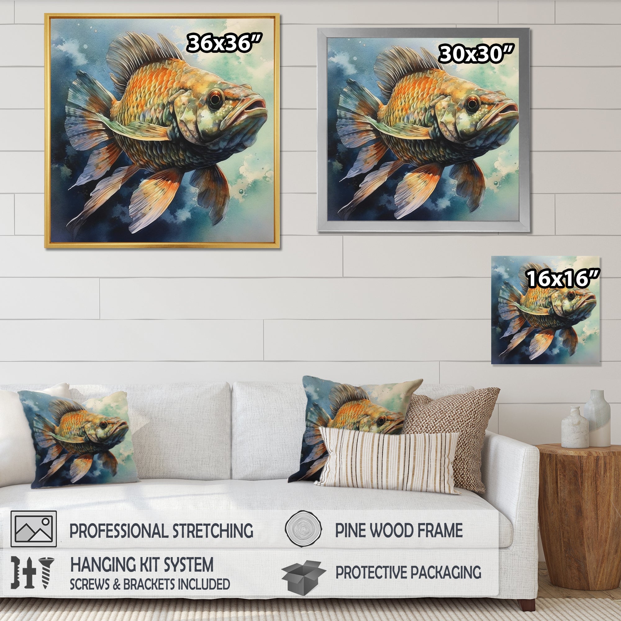 Fishing Nautical Escapes I - Hunting & Fishing Canvas Wall Art