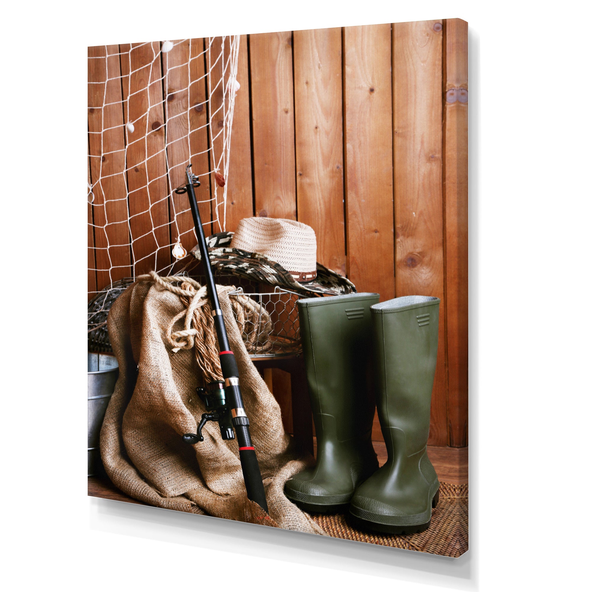 Ready For Fishing - Hunting & Fishing Canvas Wall Art
