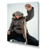 Winter Fishing Nautical Escapes - Hunting & Fishing Canvas Wall Art