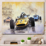 Vintage Formula Speedway Rush - Racing Canvas Wall Art