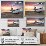 Sailing Boat Solitude Photo I - Sailing Canvas Wall Art