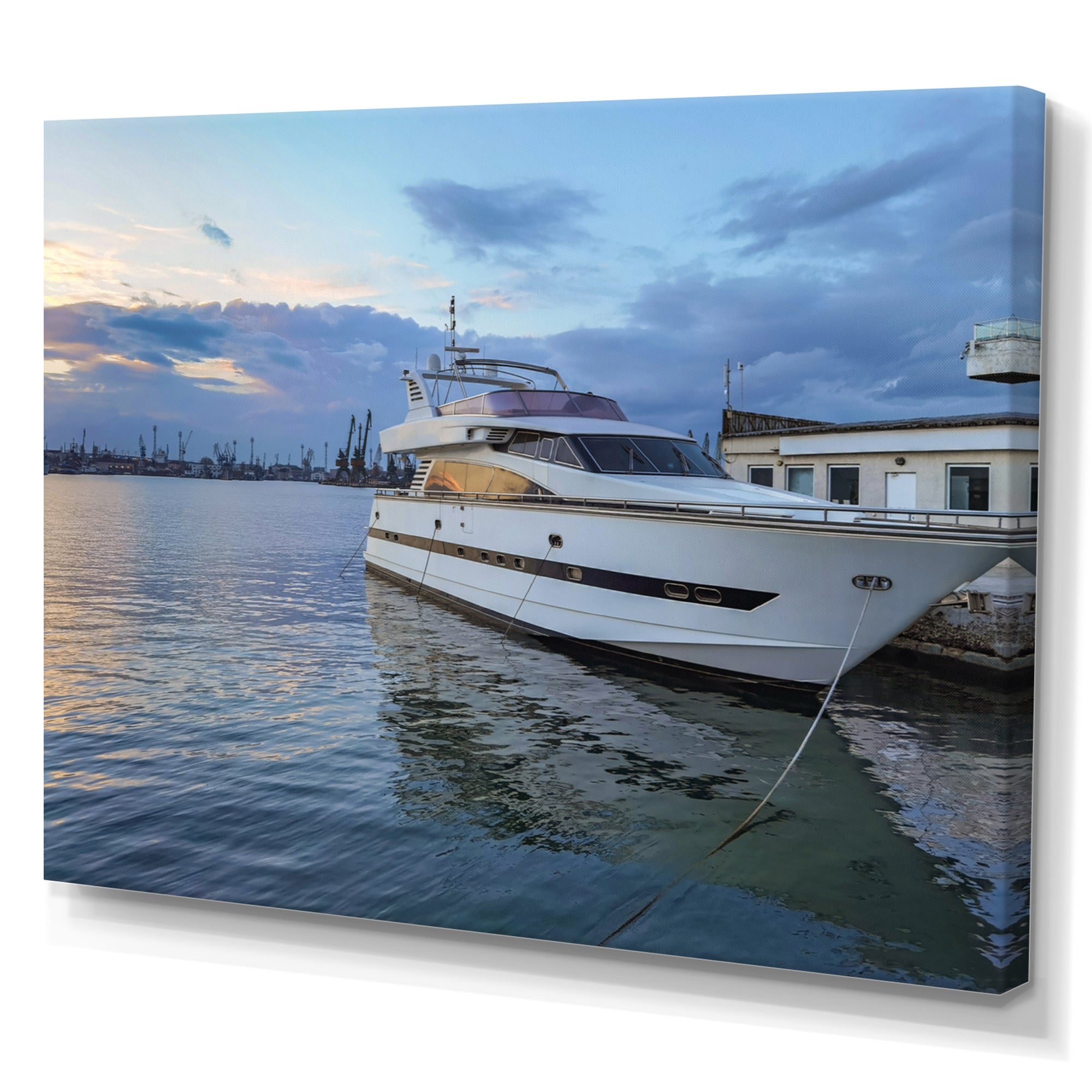 Yacht Boat Serenity Photo - Sailing Canvas Wall Art