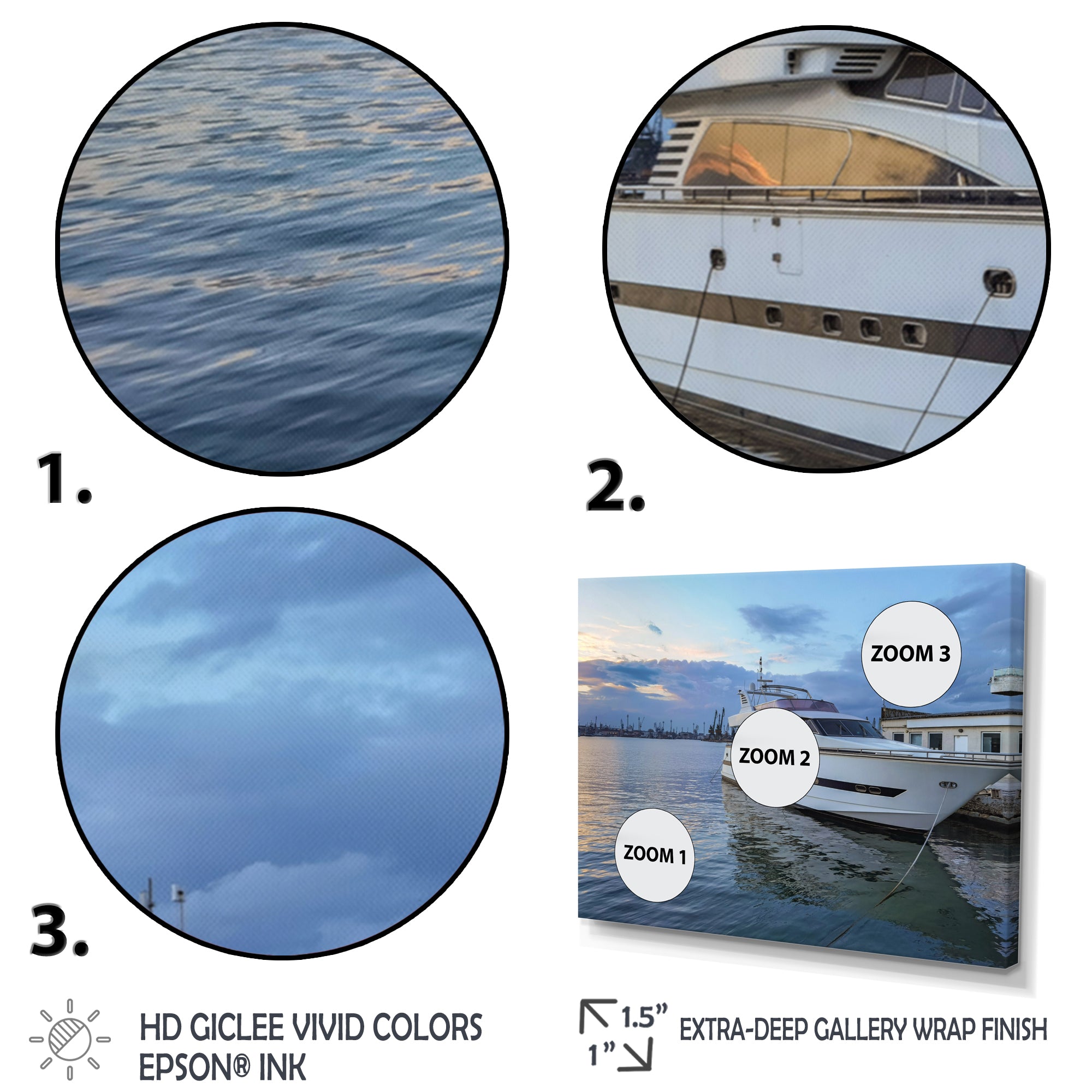 Yacht Boat Serenity Photo - Sailing Canvas Wall Art