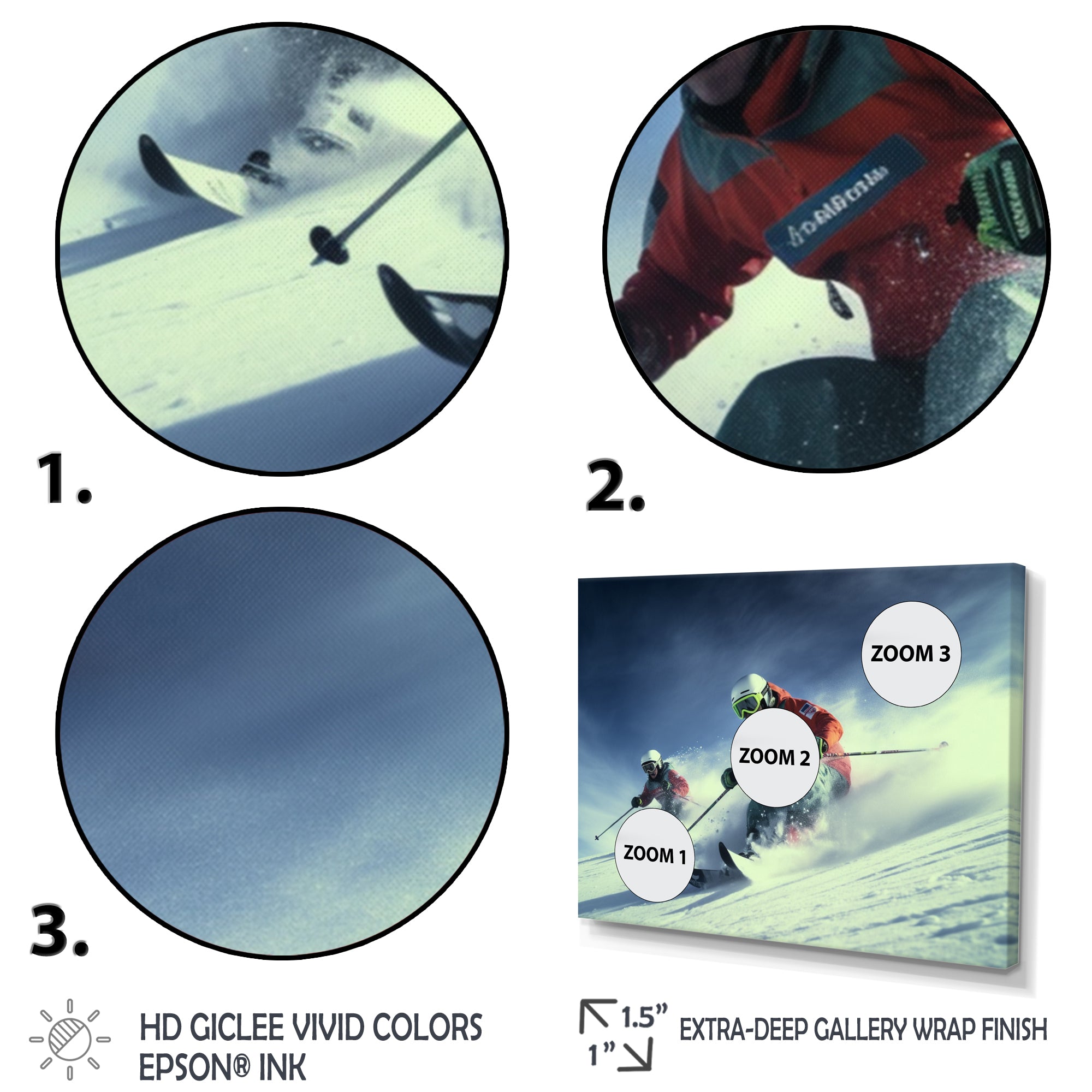 Alpine Skiing Adventures I - Skiing Canvas Wall Art