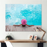 Swimming Relaxation I - Swimming Canvas Wall Art