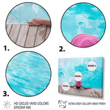 Swimming Relaxation I - Swimming Canvas Wall Art