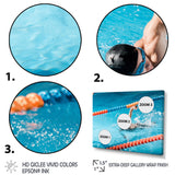 Swimming Strokes - Swimming Canvas Wall Art