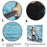 Photo Swimming Athlete - Swimming Canvas Wall Art