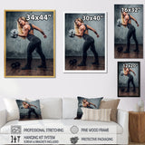 Muscle Machine - Weightlifting Canvas Wall Art