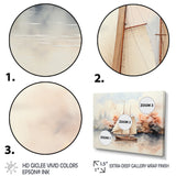 Minimalism Sailing Boat Solitude I - Boat Canvas Wall Art