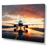 Ready For Take Off Plane Photo - Plane Canvas Wall Art