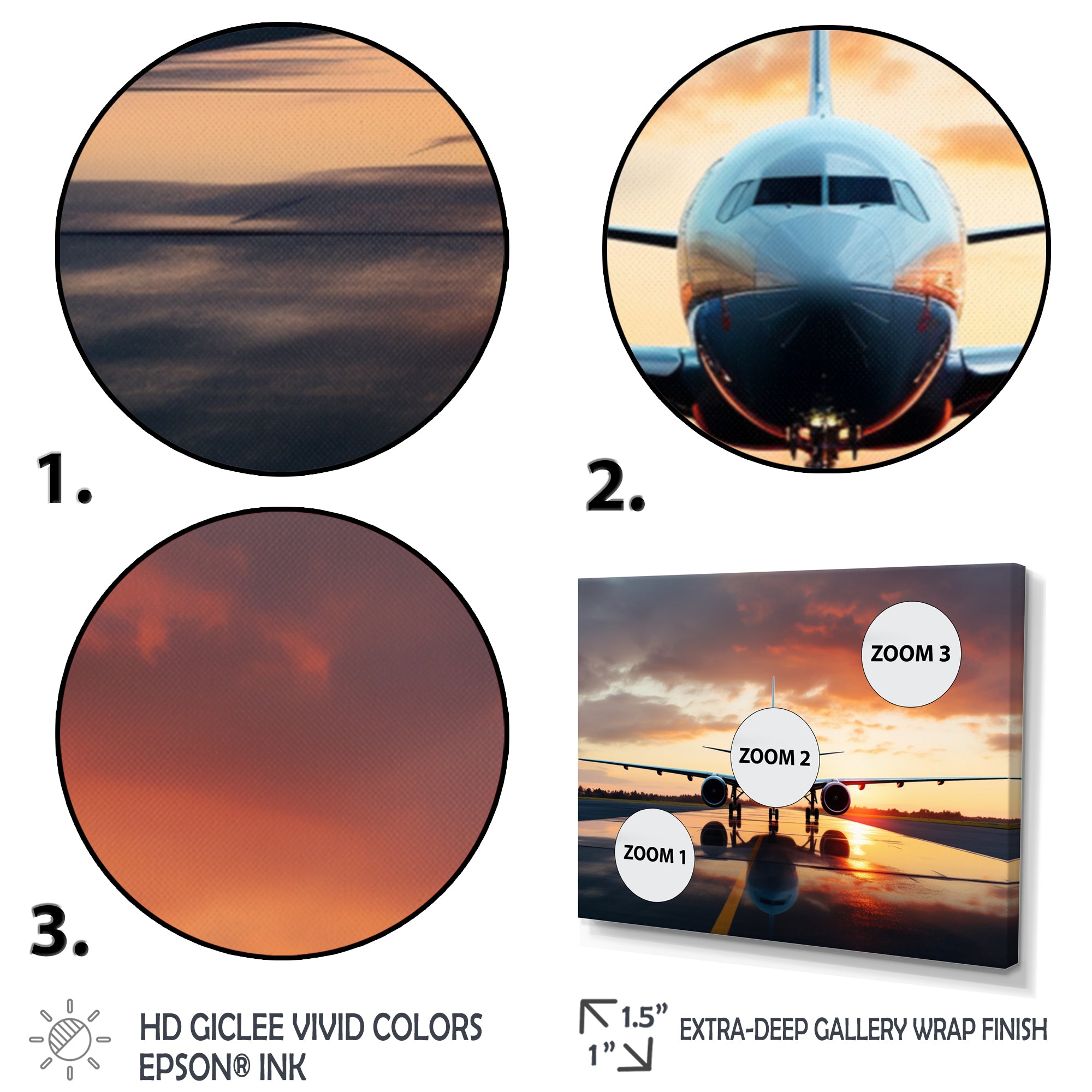 Ready For Take Off Plane Photo - Plane Canvas Wall Art