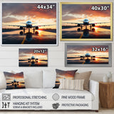 Ready For Take Off Plane Photo - Plane Canvas Wall Art