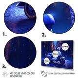 Scooter City Rides I - Scooter Canvas Wall Art