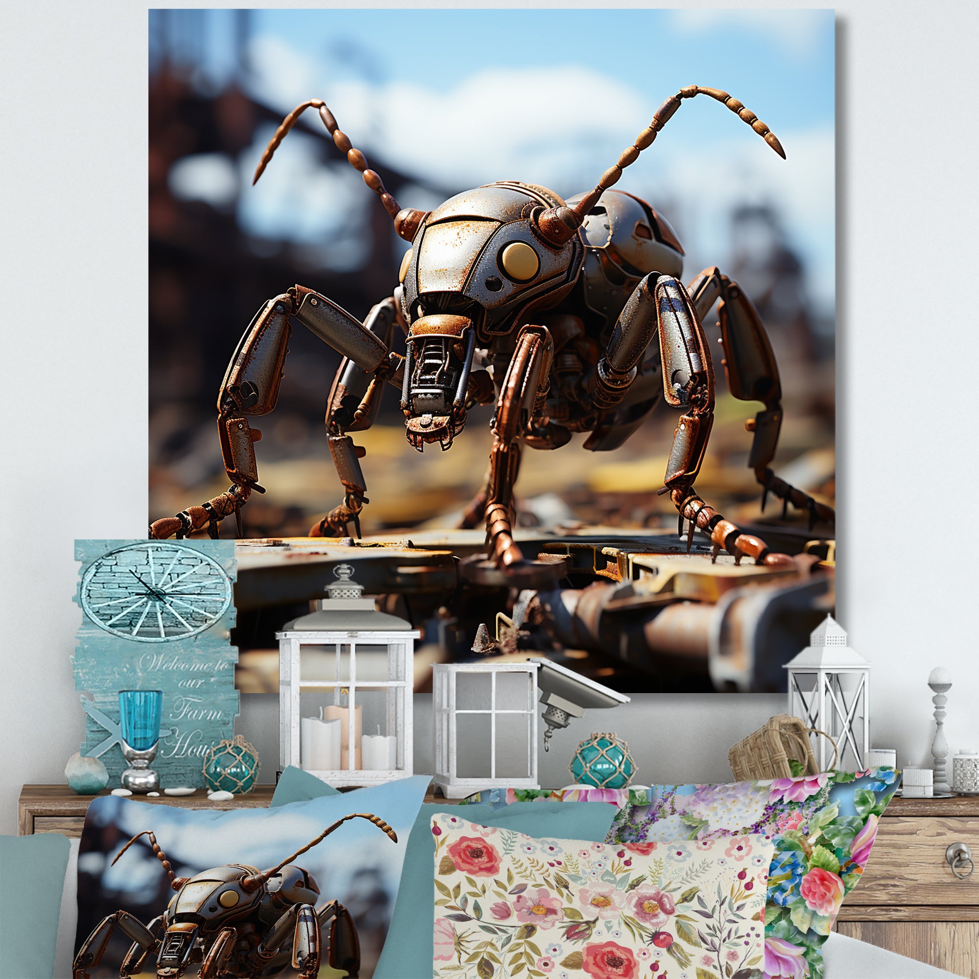 Industrial Antics Ant - Ant Wall Art Prints