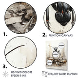 Minimalist March Charcoal Ant - Ant Home Decor Art