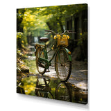 Emerald Excursion Bicycle - Bicycle Canvas Wall Art