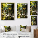 Emerald Excursion Bicycle - Bicycle Canvas Wall Art