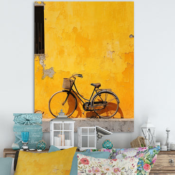 Lemon Leisure Bicycle - Bicycle Canvas Wall Art