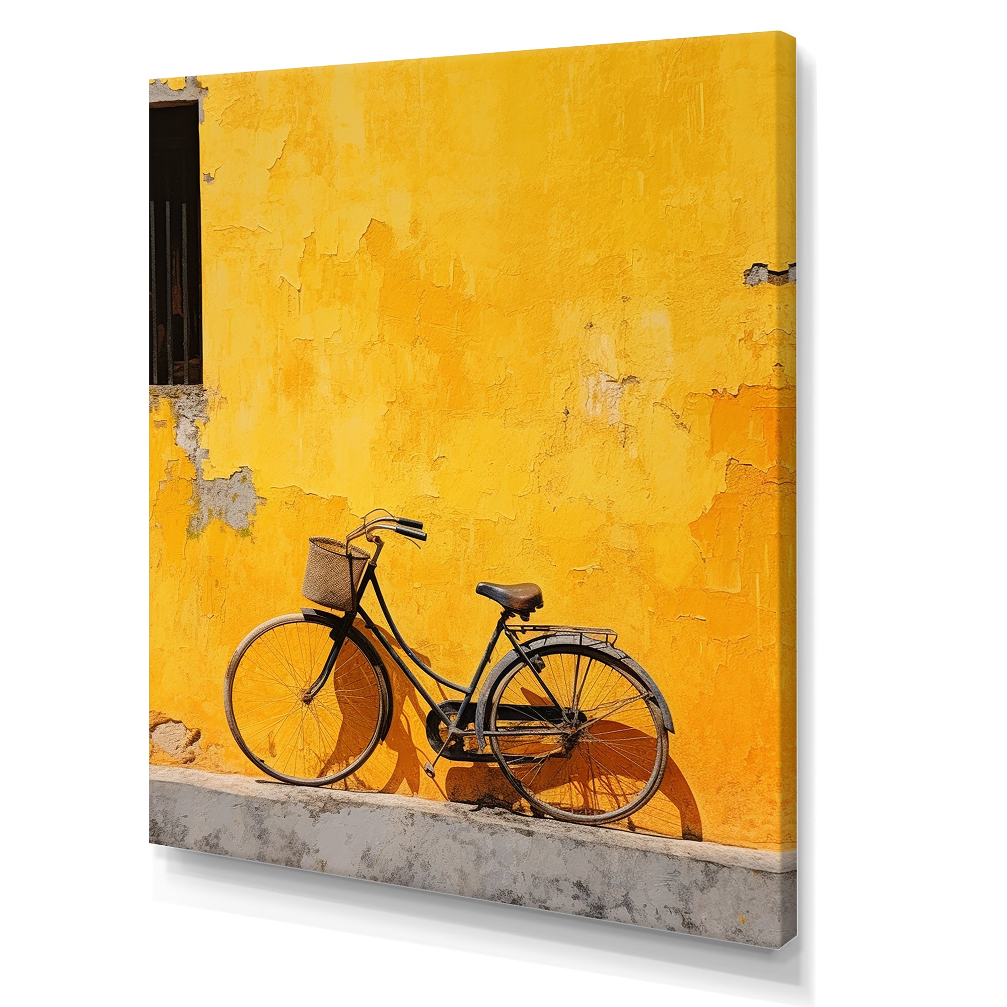 Lemon Leisure Bicycle - Bicycle Canvas Wall Art