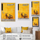 Lemon Leisure Bicycle - Bicycle Canvas Wall Art