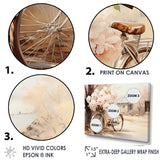 Bicycle Pearl Pedal I - Bicycle Canvas Wall Art