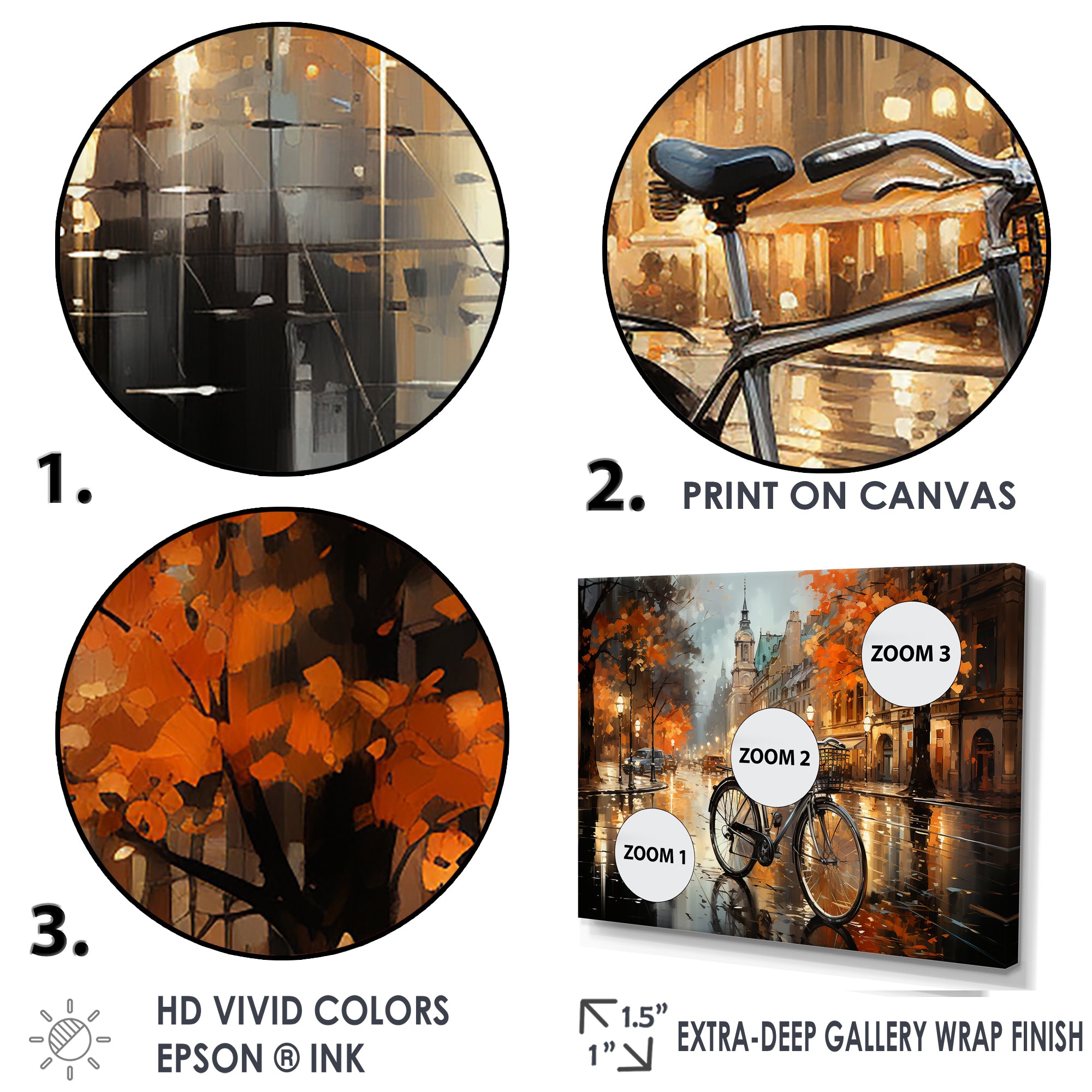 Bicycle Pearl Pursuit - Bicycle Canvas Wall Art