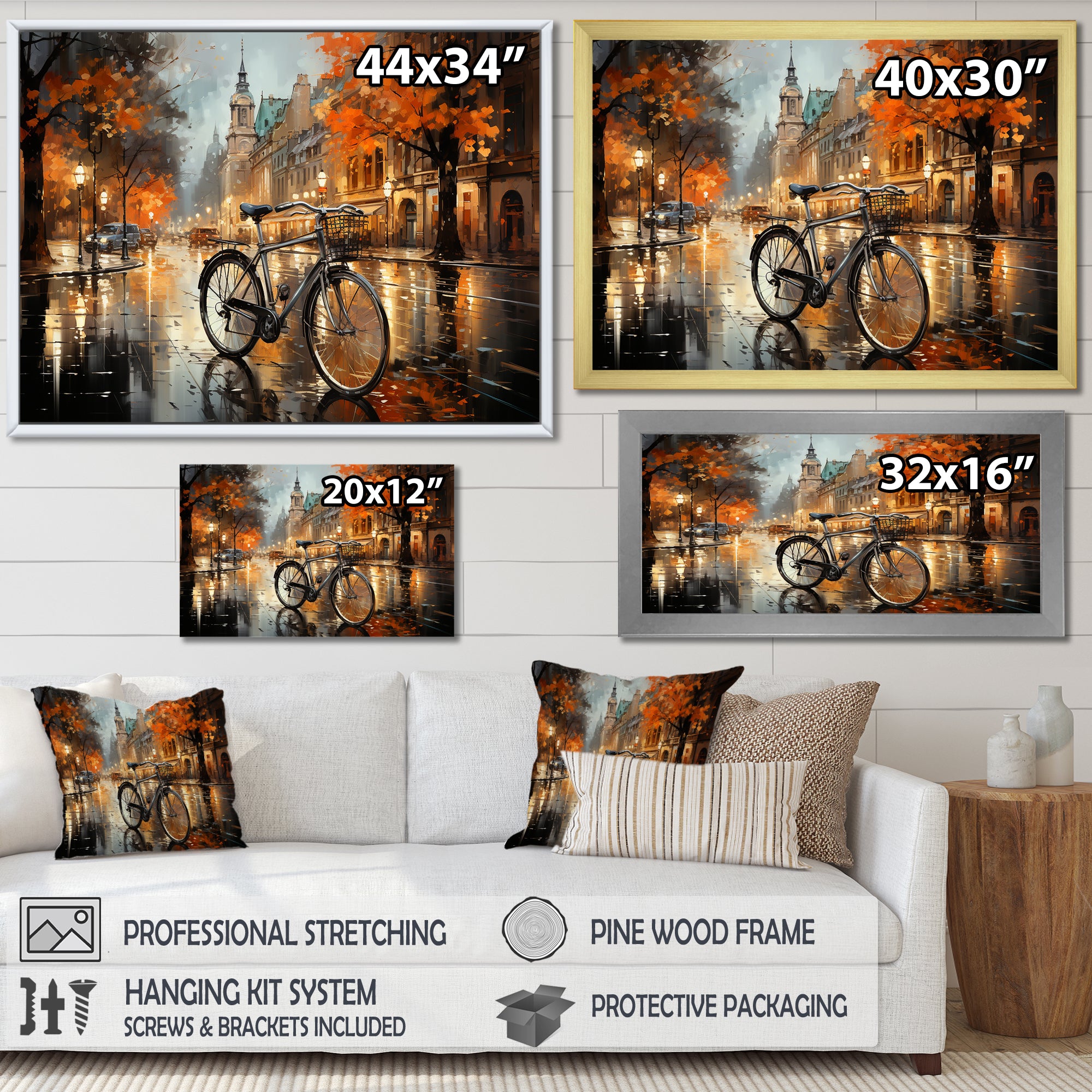 Bicycle Pearl Pursuit - Bicycle Canvas Wall Art