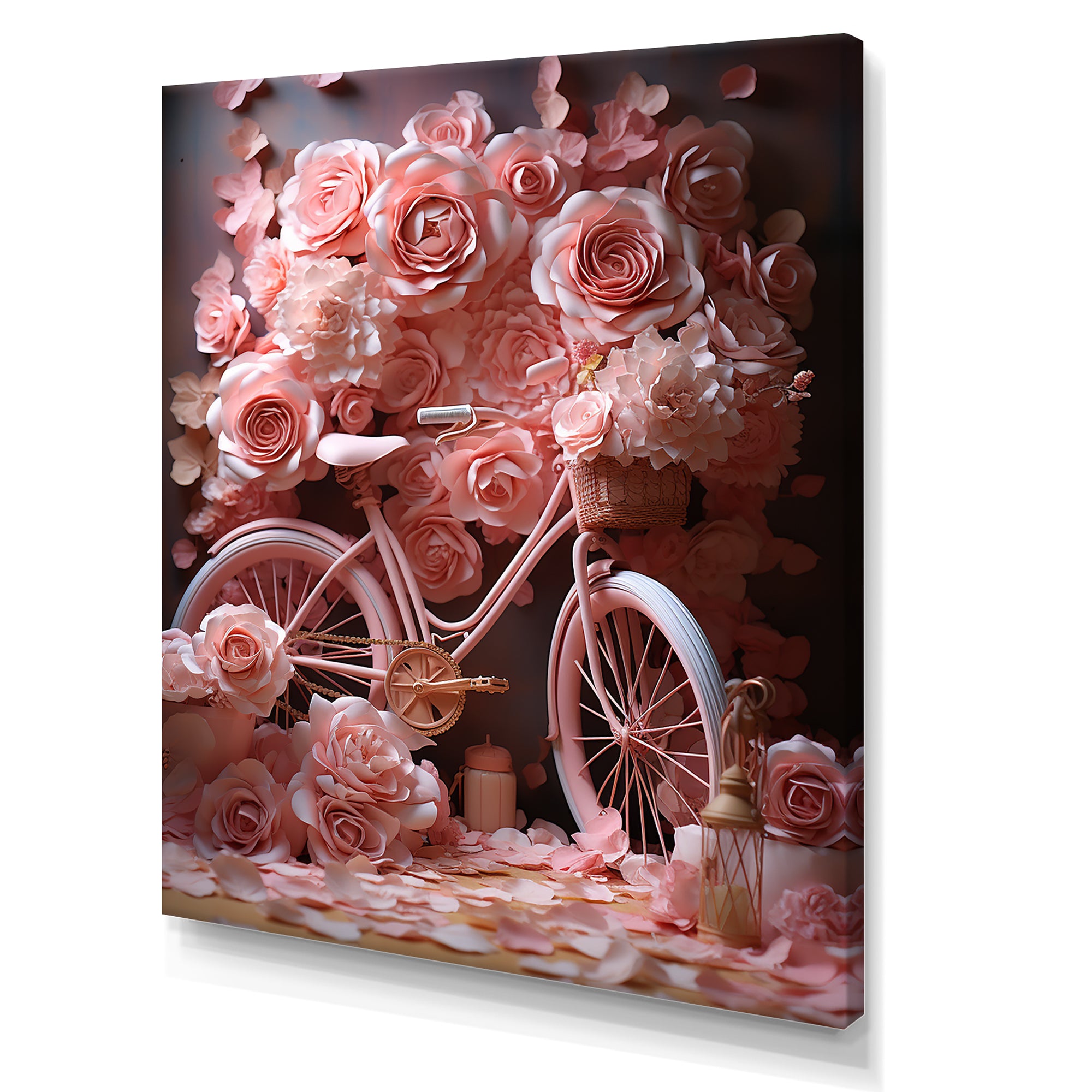 Bicycle Rose Reverie - Bicycle Canvas Wall Art