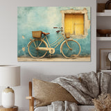 Teal Tour - Bicycle Canvas Wall Art