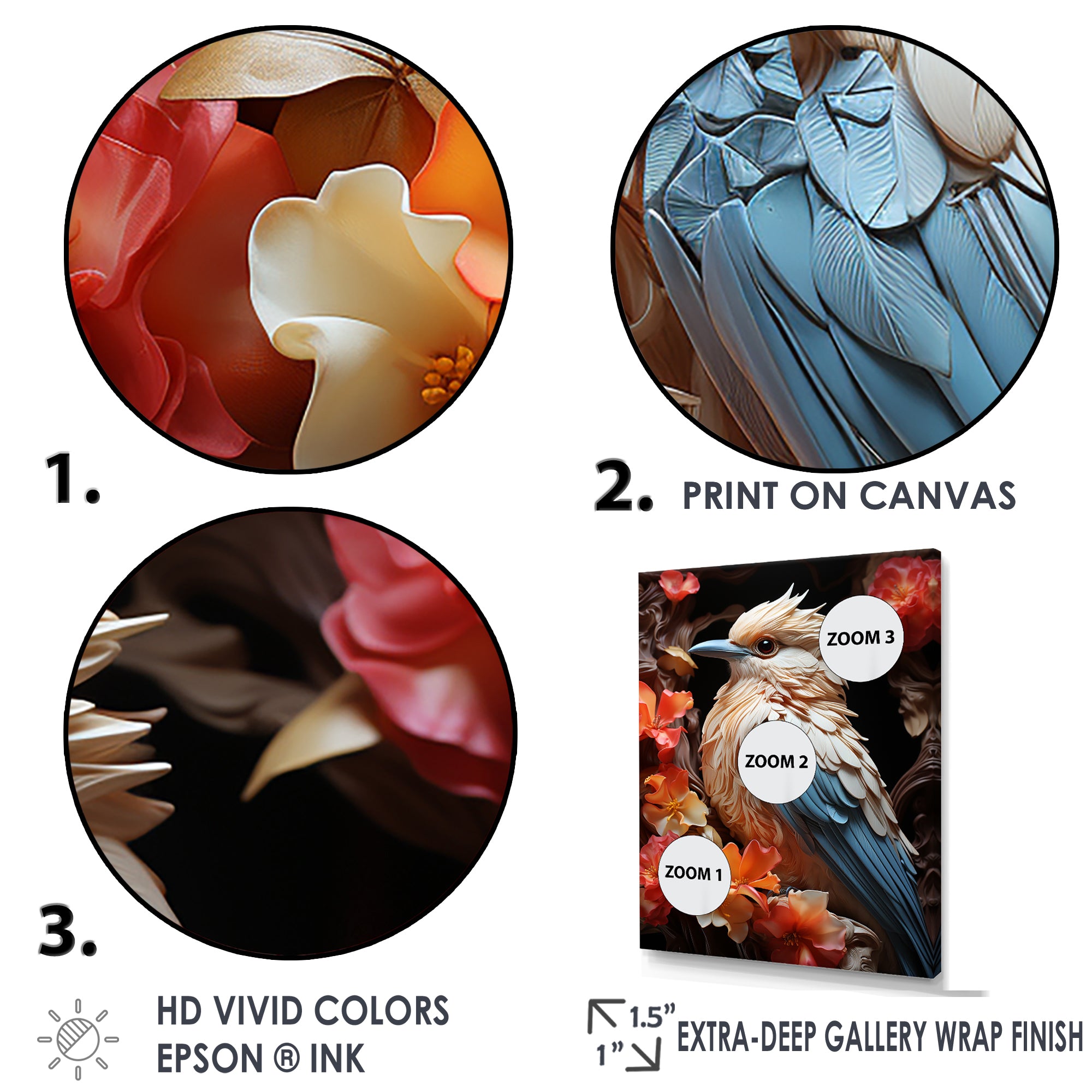 A Pastel Palette Evokes A Feathery Symphony - Bird Wall Art Prints